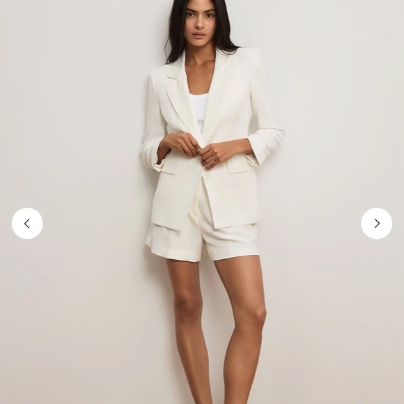 Veronica Beard Battista Dickey Jacket off white size 4 sample sale line - Picture 3 of 8